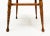 Americana 1920's Tiger Oak Bobbin Leg Two-Tier Table For Sale - Image 10 of 13