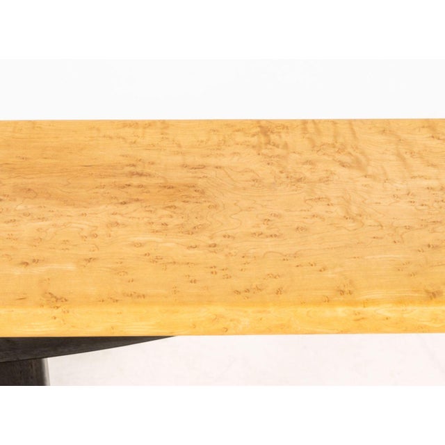 Brueton Deco Style Bird's Eye Maple Console Table For Sale In New York - Image 6 of 8