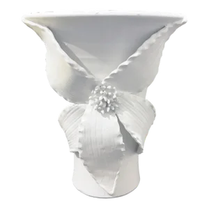 Catalina Flower Vase, Matte White