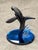 Vintage MCM Glass Baron Hand-Blown Orca Whale Miniature 2.5" Figurine For Sale - Image 4 of 6