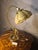 1950s Bronze and Brass Lamp with Opaline Shade, 1950s For Sale - Image 5 of 8