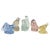 1980s Art Glass Bird Figurines by Paul Hoff for Kosta Boda / WMF, 1980s, Set of 5 For Sale - Image 5 of 5