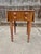 Victorian Antique Flame Mahogany Drop-Leaf Work Table With Rope Twist Legs, C. 1840-1860 For Sale - Image 3 of 11