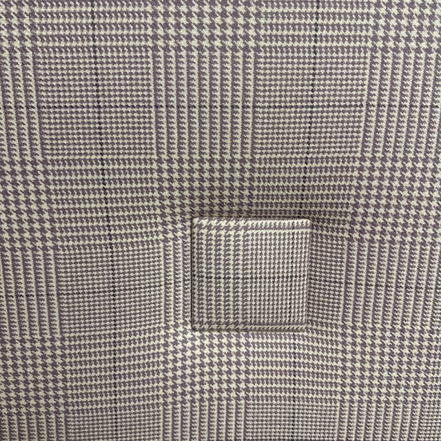 Queen Size Bespoke Glen Plaid Upholstered Headboard For Sale - Image 4 of 12