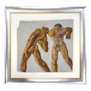 Ottorino Mancioli, Virility (Framed Original Painting), 1931