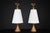 1950s Patinated Brass Table Lamps attributed to Max Ingrand for Fontana Arte, Italy, 1956, Set of 2 For Sale - Image 5 of 18