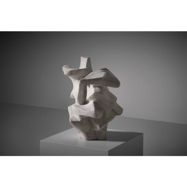 French Biomorphic Plaster Sculpture, 1960s For Sale - Image 6 of 11