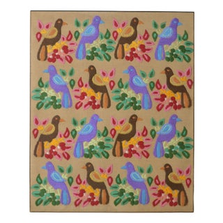 Mid-Century Canvas Tapestry, 1950s For Sale
