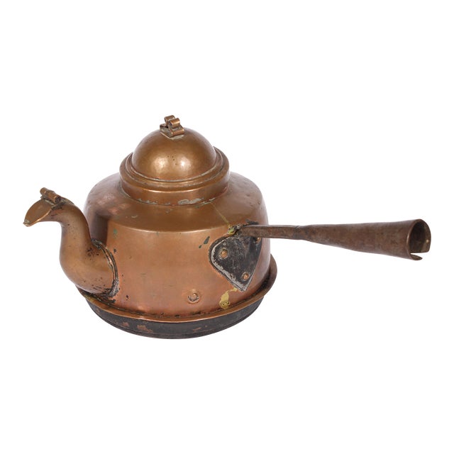 Antique Hammered Copper Tea Kettle Chairish