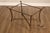 Tole Painted Tray Top Coffee Table With Gilt Metal Base For Sale - Image 12 of 17