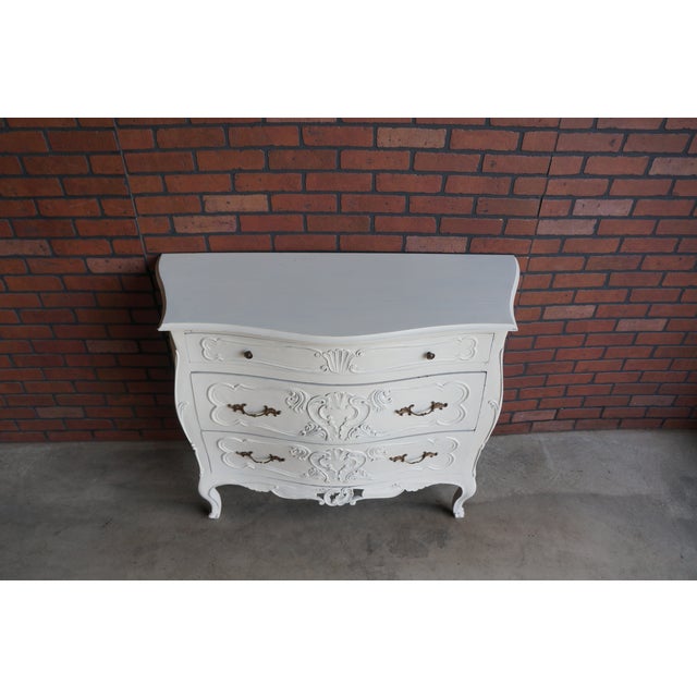 Antique French Painted Chest of Drawers For Sale - Image 10 of 11