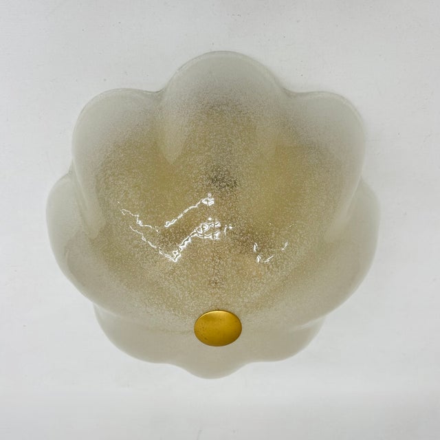 Beige Italian Glass Ceiling Lamp by La Murrina, 1970s For Sale - Image 8 of 18