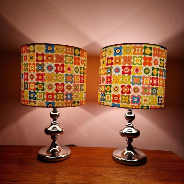 Chrome Table Lamps from Kaiser Essen, 1970s, Set of 2 For Sale - Image 9 of 12