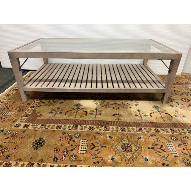 Design Plus Gallery presents the Boardwalk Coffee Table from Crate & Barrel. The table has a rectangular design that pairs...