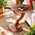 Contemporary Handcrafted Black Walnut Cardinal Accent Table | Sculptural Nature Art For Sale - Image 3 of 10