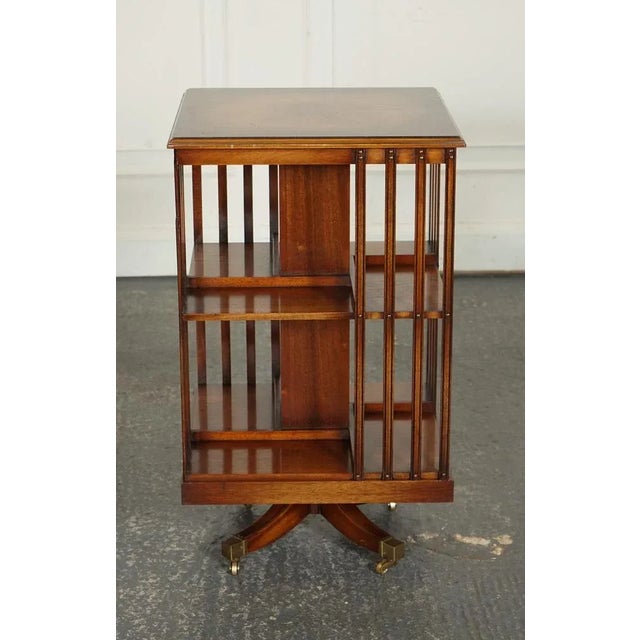 Bevan Funnel Revolving Bookcase For Sale - Image 4 of 18
