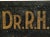 Antique 19th Century Gold Leaf Medical Doctor Architectural Sign For Sale - Image 4 of 6