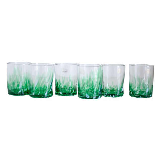 Italian Glasses by Mariana Iskra for Ribes Studio, 2010, Set of 6 For Sale