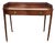 English Antique English Sheridan Inlaid Two Drawer Sideboard Server Table For Sale - Image 3 of 13