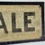 Early 20th Century Large Vintage "For Sale" Sign Hand Painted on Sheet Metal, Early 20th Century For Sale - Image 5 of 12