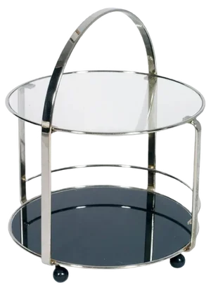 Chrome & Glass Bar Cart, 1970s