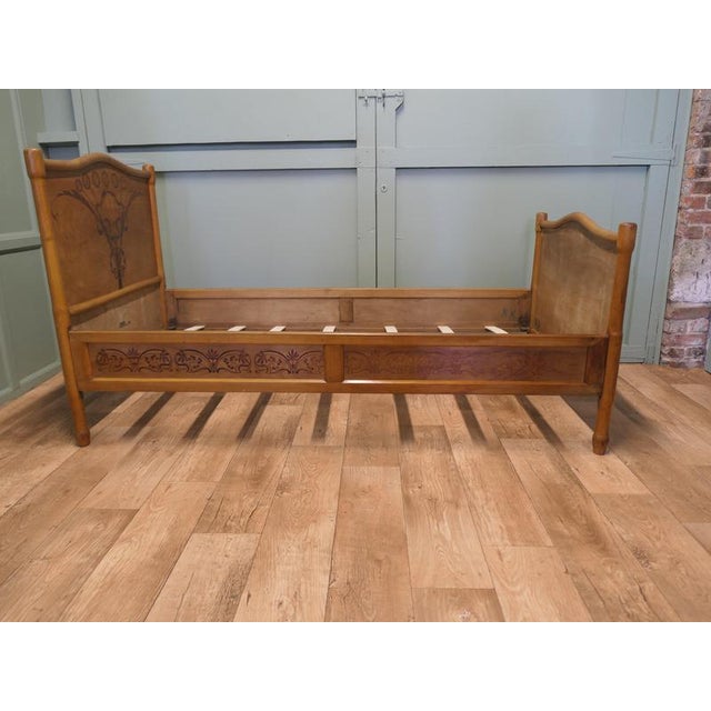 Vienna Secession Single Bed from Jason and Joseph Kohn, 1900 For Sale - Image 6 of 9