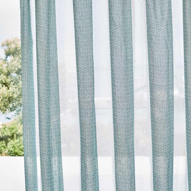 Harlequin Ether Fabric in Chalk/Celestial - a Sample For Sale