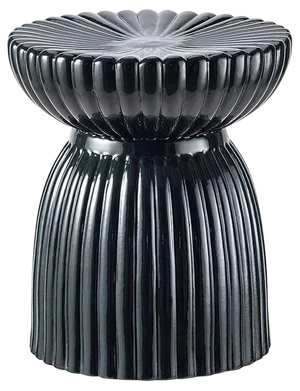 Glossy Ceramic Stool by Thomas Dariel