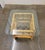 Boho Chic Vintage Bamboo and Rattan Glass Square Coffee Table or Side Table For Sale - Image 3 of 6
