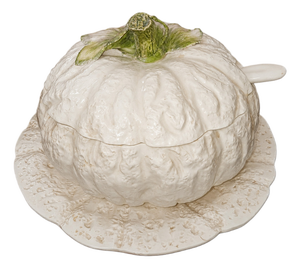 Italian Earthenware Trompe-Lœil Soup Tureen, 1950s