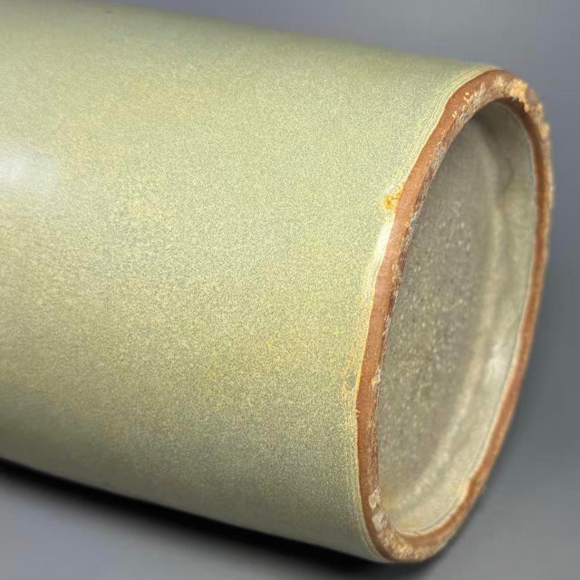 Ceramic Antique Chinese Longquan Celadon Phoenix Ear Vase For Sale - Image 7 of 9