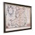 Antique Map of Wales, Belgian, Framed Atlas Excerpt, Elizabethan, Humphrey Llwyd For Sale