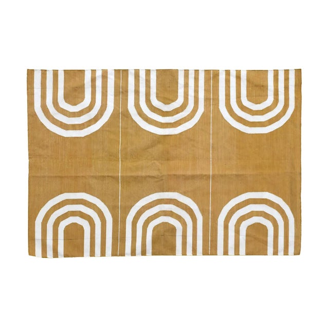 Casa Cosima Oriane Rug, 5x8, Mustard For Sale - Image 4 of 4