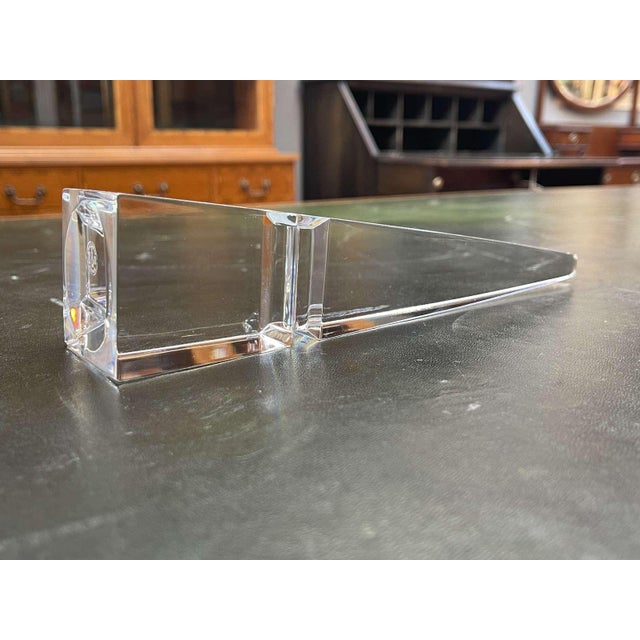 20th Century Crystal Obelisk from Baccarat For Sale - Image 6 of 13