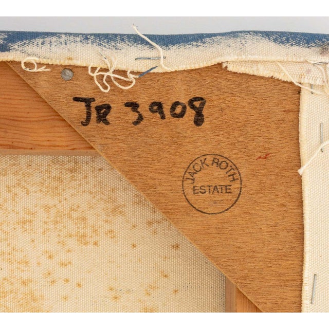 Jack Roth Untitled Acrylic on Canvas, 1978 For Sale - Image 9 of 9