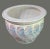 Chinoiserie Vintage Asian Floral Large Fish Bowl Jardinière Planter Painted Pastel Colors For Sale - Image 3 of 8
