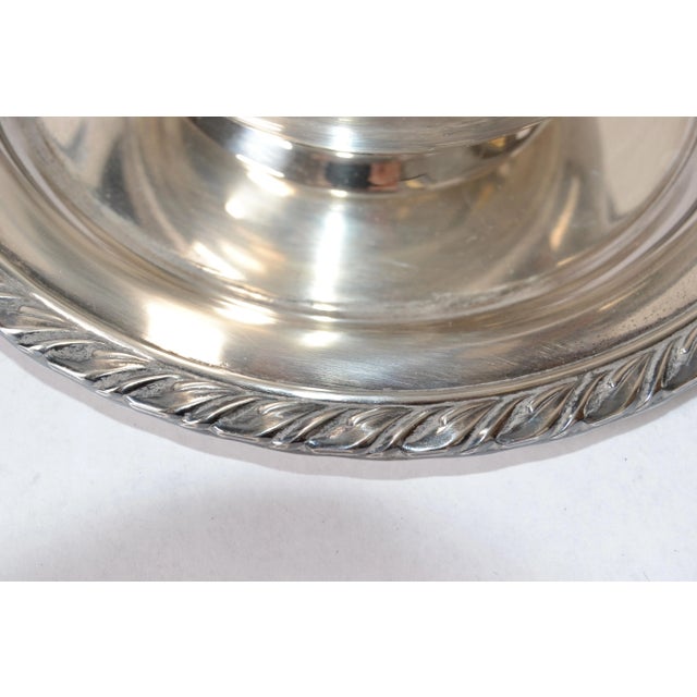 Mid 20th Century W M a Rogers Oneida Silversmiths Victorian Silverplate Round Serving Bowls- Set of 2 For Sale - Image 9 of 12