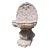 Monumental Italian Wall Fountain in Carved Verona Rossa Marble, Early 1900s For Sale