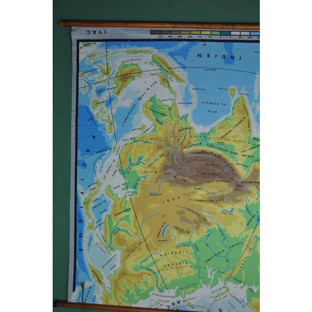 1960s Physical Map of Asia, 1960s For Sale - Image 5 of 10