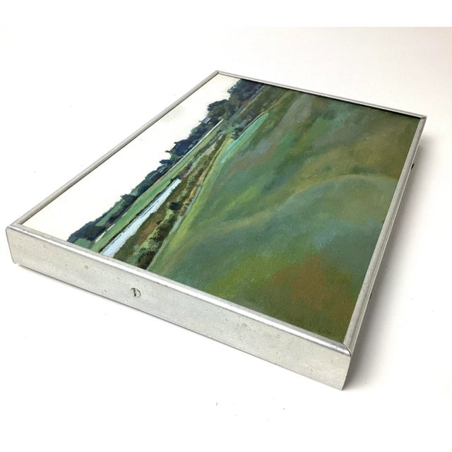 Late 20th Century American Impressionist Landscape Oil Painting by Midge Stires For Sale - Image 4 of 10