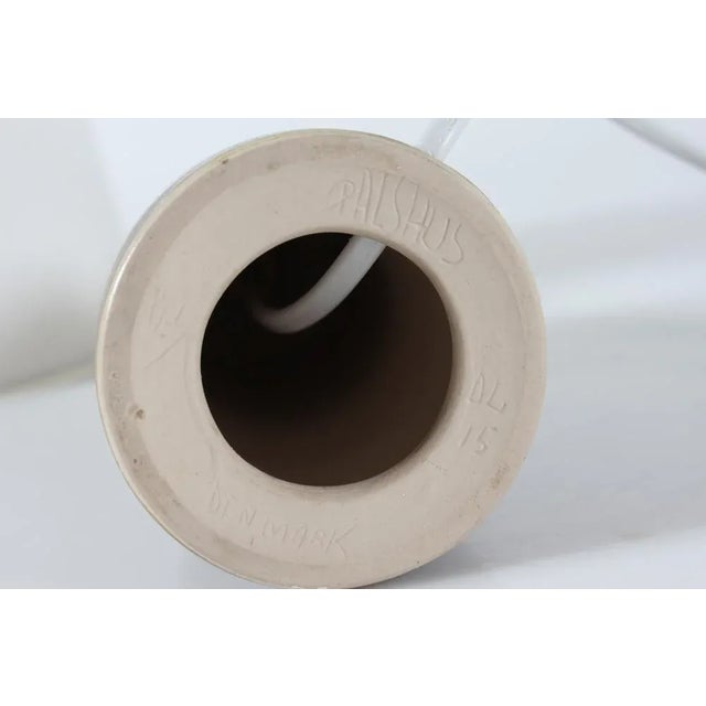 Brown Small Danish Table Lamp by Per Linnemann-Schmidt for Palshus, 1960s For Sale - Image 8 of 9