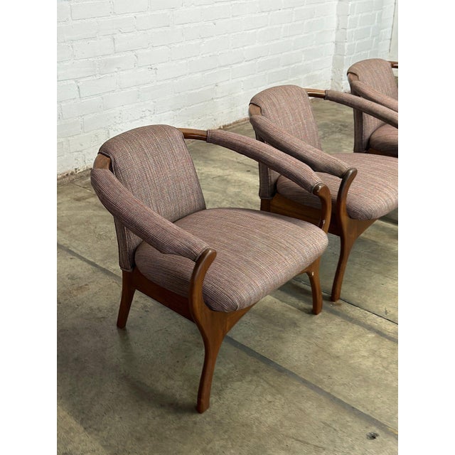 1960s 1960s Horseshoe Style Lounge Chair For Sale - Image 5 of 12