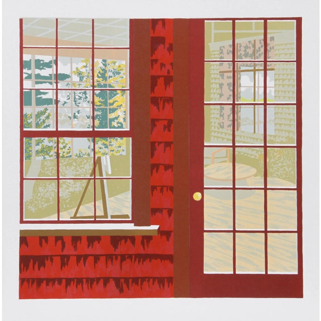 American Daphne Mumford, Reflections and Penetrations, Screenprint For Sale - Image 3 of 3