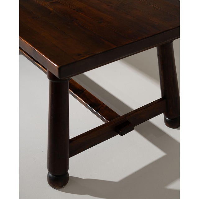 Mid-Century Modern French Dining Table by Georges Robert, 1950s For Sale - Image 3 of 12