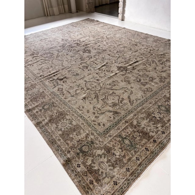 Antique Mahal Area Rug For Sale - Image 9 of 11
