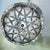 Silver Mid-Century Modern UFO-Shaped Hanging Light in Cut Glass and Chrome, 1970s For Sale - Image 8 of 16