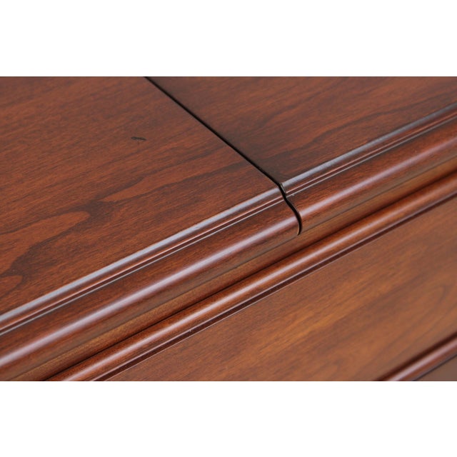 Henkel Harris Cherry Flip Top Server Cabinet For Sale - Image 13 of 18