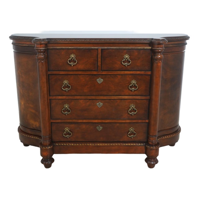 Century Large Mahogany Gentleman’s Dresser Chest For Sale