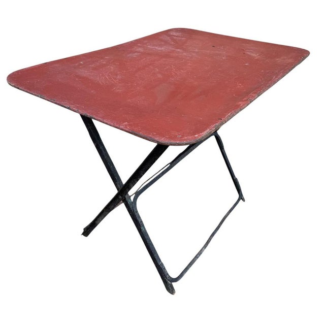 Provencal Folding Iron Garden Table, 1900s For Sale - Image 16 of 16