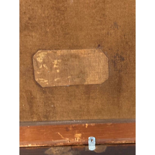 19th-C. American Portrait of a Lady in Blue – Oil on Canvas – Restored Antique Frame For Sale - Image 9 of 9